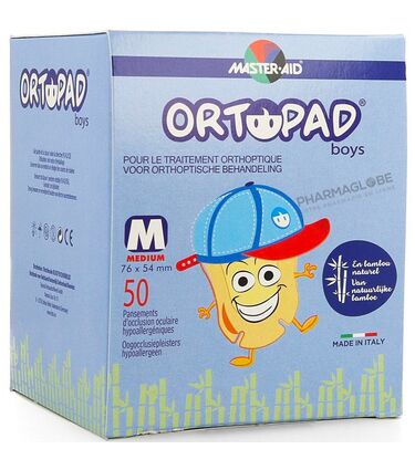 ORTOPAD-BOYS-MEDIUM-GRANDS-MOTIFS-A-50-pansements-occlusion-oculaire-hypoallergeniques-garcons-pharmaglobe.lu