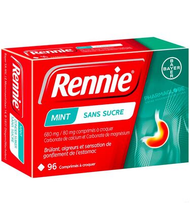 RENNIE-MINT-SANS-SUCRE-96-COMPRIMES-a-CROQUER-brulures-estomac-pharmaglobe.lu