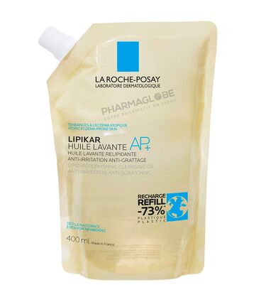 Roche-Posay-LIPIKAR-REFILL-HUILE-lavante-AP+-400ML-eczema-anti-irritation-anti-grattage-pharmaglobe.lu