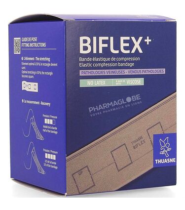 THUASNE BIFLEX-17+-BEIGE-10-CM-par-3-M-bande-elastique-compression-veines-insuffissance-veineuse-pharmaglobe.lu