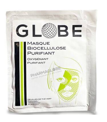 GLOBE-BIO-MASQUE-CELLULOSE-PURIFIANT-1-SACHET-oxygene-purifier-peau-pharmaglobe.lu