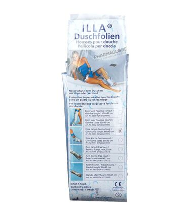 ILLA-FUSS/KNIE-DUSCHFOLIEN-80-par-40-CM-X-5-unites-protection-platre-pour-la-douche-pied-pharmaglobe.lu