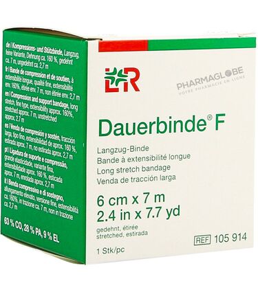 LOHMANN-DAUERBINDE-F-6-CM-par-7-M-Lohmann-Rauscher-bande-extensibilite-longue-pharmaglobe.lu