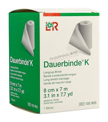 LOHMANN-DAUERBINDE-K-8-CM -par-7-M-Lohmann-Rauscher-bande-extensible-longue-pharmaglobe.lu