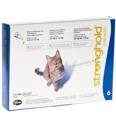 STRONGHOLD-45-MG-6-PIPETTES-CHAT-2.6-7.5-KG-parasites-internes-externes-pharmaglobe.lu