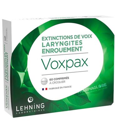 VOXPAX-Complexe-67-LHL-60-COMPRIMES-A-CROQUER-Lehning-enrouement-extinctions-voix-pharmaglobe.lu