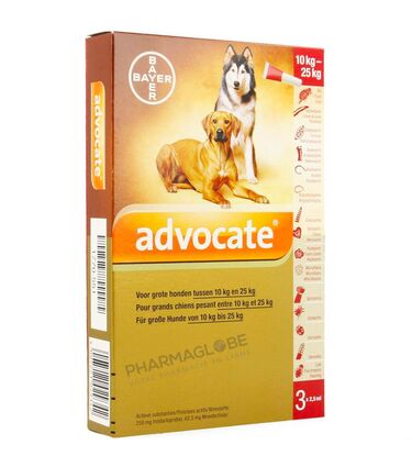 Advocate-Spot-on-Grand-Chien-10-25kg-Pipettes-3-2,5ml-Solution-pour-Spot-on-antiparasitaire-pharmaglobe.lu