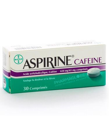 Aspirine-Cafeine-650-mg/65-mg-30-Comprimés-pharmaglobe.lu