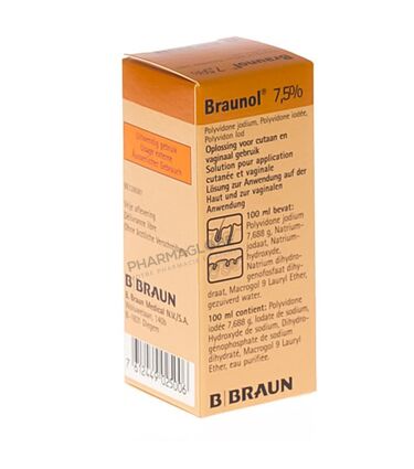 Braunol-7.5-pour-cent-Solution-pour-Application-Cutanée-et-Vaginale-30-ml-pharmaglobe.lu