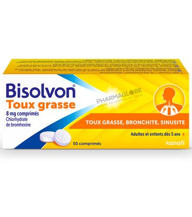 Bisolvon-8-mg-50-Comprimés-toux-grasse-pharmaglobe.lu