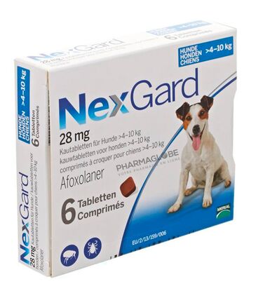 NEXGARD-28-MG-M-6-COMPRIMES-A-CROQUER-VETERINAIRE-pharmaglobe.lu