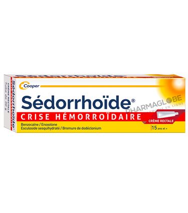 Sédorrhoïde-Crise-Hémorroïdaire-Crème-Rectale-30-g-Hémorroïdes-Externes-et-Internes-pharmaglobe.lu