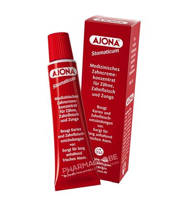 Ajona Stomaticum Dentifrice Tube 25 ml-pharmaglobe.lu