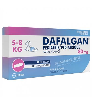 DAFALGAN-BEBE-80-MG-12-SUPPOSITOIRES-douleurs-fievre-pharmaglobe.lu