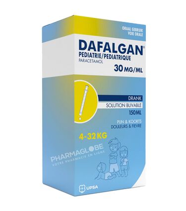 Dafalgan-Pediatrique-30-mg-par-ml-Sirop-Flacon-150-ml-UPSA-Paracétamol-Douleur-et-Fièvre-Enfants-bébés-pharmaglobe.lu