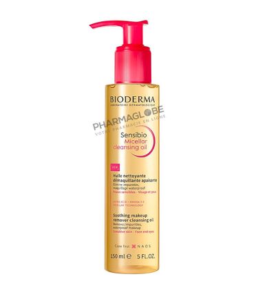 BIODERMA-SENSIBIO-MICELLAR-CLEANSING-OIL-150ML-huile-nettoyante-demaquillante-pharmaglobe.lu