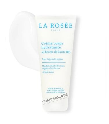la-rosee-creme-corps-hydratante-beurre-karite-bio-200ml-pharmaglobe.lu