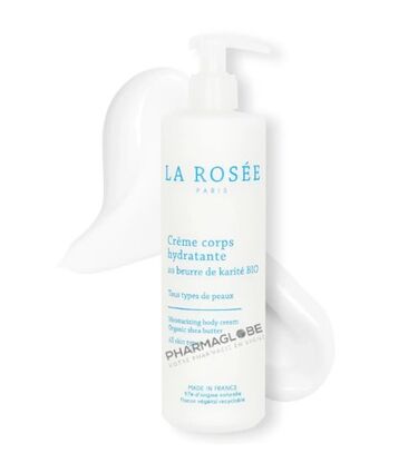 la-rosee-creme-corps-hydratante-flacon-400ml-pharmaglobe.lu