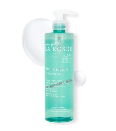 la-rosee-eau-nettoyante-bebe-flacon-pompe-400ml-pharmaglobe.lu
