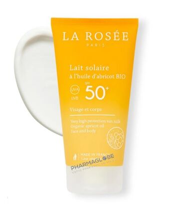 la-rosee-lait-solaire-spf50-huile-abricot-bio-en-tube-150ml-pharmaglobe.lu