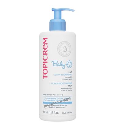 topicrem-baby-lait-ultra-hydratant-flacon-pompe-500ml-visage-corps-pharmaglobe.lu