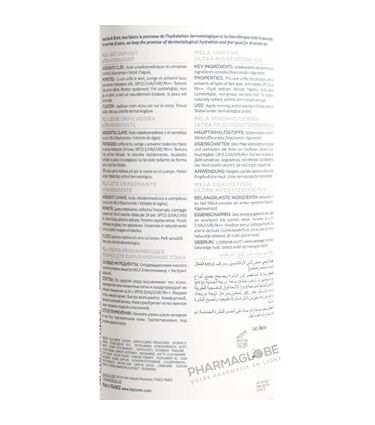 Topicrem-Mela-Lait-Unifiant-Ultra-Hydratant-Flacon-Pompe-500-ml-Peaux-à-Taches-Pigmentaires-verso-pharmaglobe.lu