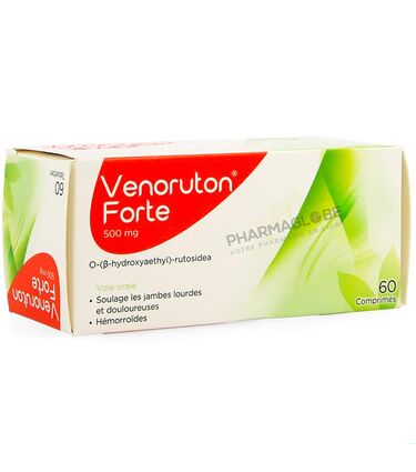 Venoruton-Forte-500-mg-Comprimés-Jambes-Lourdes-Hémorroides-60-comprimes-pharmaglobe.lu