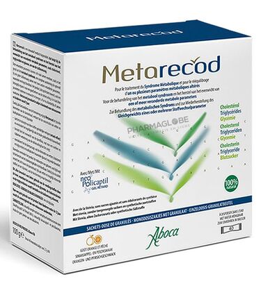 Aboca-Metarecod-40-Sachets-Dose-de-Granulés-Syndrome-Métabolique-pharmaglobe.lu