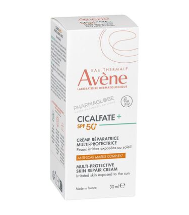 AVENE-CICALFATE+-SPF50plus-CREME-REPARATRICE-30ML-multi-protectrice-peau-irritee-exposee-solail-pharmaglobe.lu