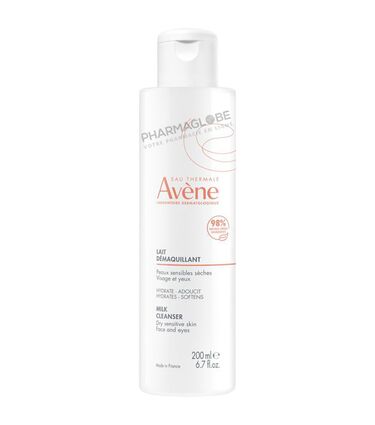 AVENE-LES-ESSENTIELS-LAIT-DEMAQUILLANT-200ML-peaux-sensibles-seches-visage-et-yeux-hydrate-adoucit-pharmaglobe.lu