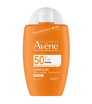 AVENE-ULTRA-FLUID-INVISIBLE-SPF-50-plus-50ML-protection-solaire-invisible-pharmaglobe.lu