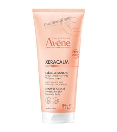 AVENE-XERACALM-NUTRITION-CREME-DOUCHE-200ML-peau-sensible-seche-visage-corps-pharmaglobe.lu