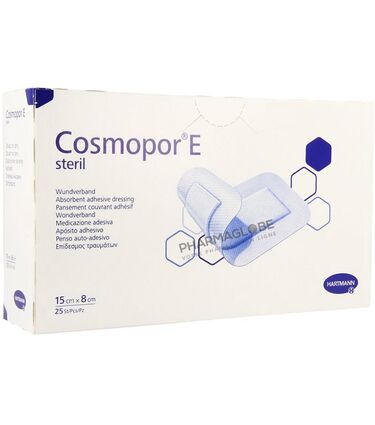 COSMOPORE-15-par-8-CM-25-COMPRESSES-Hartmann-pharmaglobe.lu