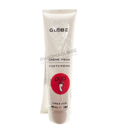 GLOBE-DUO-CREME-PIEDS-UREE-20%-100ML-pharmaglobe.lu