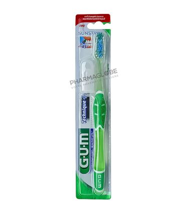 GUM-TECHNIQUE+-BROSSE-A-DENTS-SOUPLE-NORMAL- N°490-pharmaglobe.lu