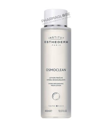 Institut-Esthederm-OSMOCLEAN-MAXI-LOTION-HYDRATANTE-400ML-fraiche-hydra-ressourcante-pharmaglobe.lu