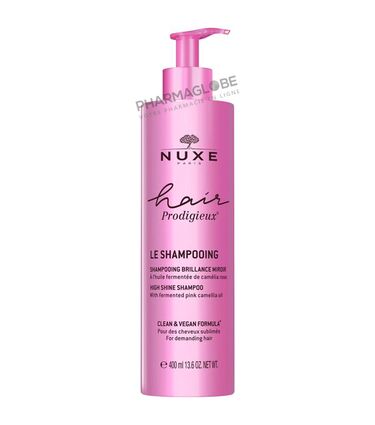 NUXE-HAIR-SHAMPOOING-FLACON-POMPE-400ML-shampooing-brillance-pharmaglobe.lu