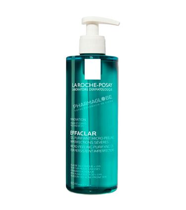 ROCHE-POSAY-EFFACLAR-MICRO-PEELING-LP-400ML-gel-purifiant-imperfections-peau-grasse-pharmaglobe.lu