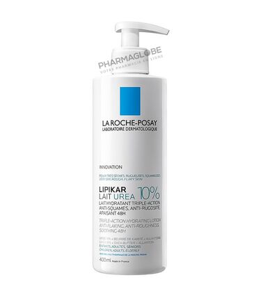 ROCHE-POSAY-LIPIKAR-UREA-10-pour-cent-400-ML-lait-hydratant-triple-action-pharmaglobe.lu