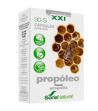 Soria-Natural-Propolis-XXI-30-S-Propoleo-30-Gélules-Soria-Bel-Propolis-300-mg-pharmaglobe.lu