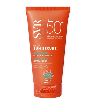 SVR-Sun-Secure-Blur-SPF50+-Sans-Parfum-Tube-50 ml-Solaire-Visage-Crème-Mousse-Fondante-pharmaglobe.lu