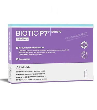 biotic-p7-entero-30-gelules-aragan-flore-intestinale-souches-microbiotiques-pharmaglobe.lu