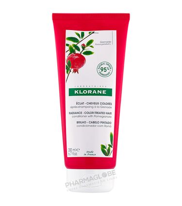 Klorane-Après-Shampoing-à-la-Grenade-Tube-200ml-Cheveux-Protège-la-Couleur-Démêle-cheveux-colores-pharmaglobe.lu