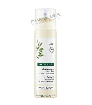 Klorane-Shampoing-Sec-à-l-Avoine-et-Céramide-LIKE-Aérosol-150ml-Nettoie-Sans-Eau-pharmaglobe.lu