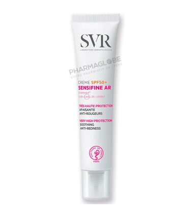SVR-Sensifine-AR-Crème-SPF50+-Visage-Tube-40ml-Apaisante-et-Anti-Rougeurs-pharmaglobe.lu