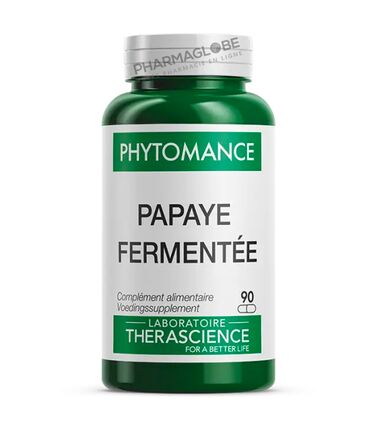 Therascience-Phytomance-Papaye-Fermentée-90-Gélules-Anti-Vieillissement-pharmaglobe.lu