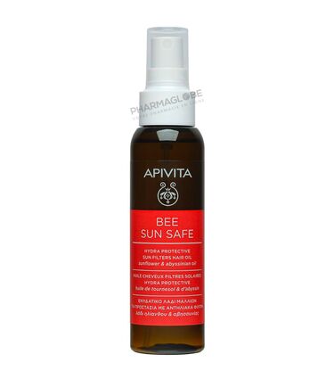Apivita-Bee-Sun-Safe-Huile-Cheveux-Filtres-Solaires-Hydra-Protective-Flacon-Pompe-100ml-pharmaglobe.lu