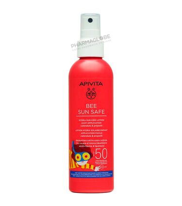 Apivita-Bee-Sun-Safe-Lotion-Hydra-Solaire-Enfant-SPF50-Flacon-Pompe-200ml-pharmaglobe.lu