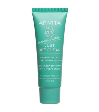 Apivita-Just-Bee-Clear-Soin-Hydra-Matifiant-Anti-Imperfections-Tube-40ml-Peaux-Grasses-et-Sujettes-à-l-Acné-pharmaglobe.lu