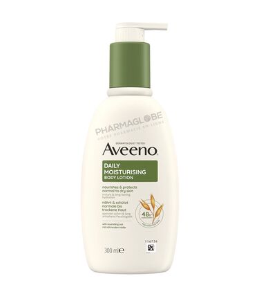 Aveeno-Daily-Moisturizing-Lotion-Hydratante-Corps-Flacon-Pompe-300ml-Sans-Savon-Peaux-Normales-à-Sèches-Sensibles-pharmaglobe.lu